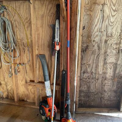 Lot 170 - Husqvarna Power Pole Saw, Blower and More!