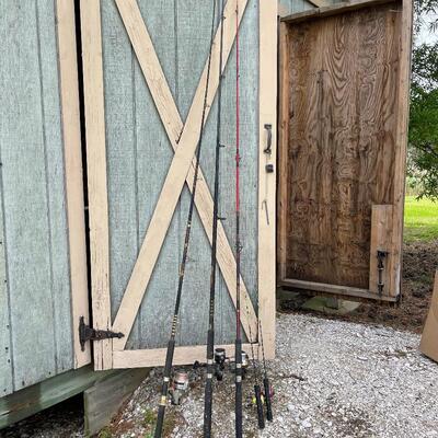 Lot 174 - Fishing Rods and Reels