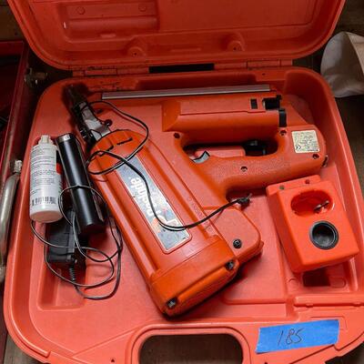 Lot 185 - Nail Gun, Nails and Sawzall