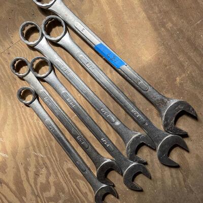 Lot 187 - Combination Wrenches