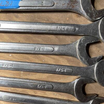 Lot 187 - Combination Wrenches