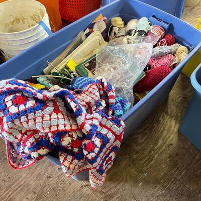 Lot 195 - Knitting Supplies