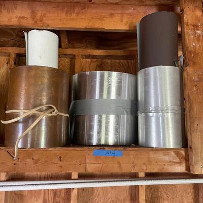 Lot 204 - Rolls of Flashing