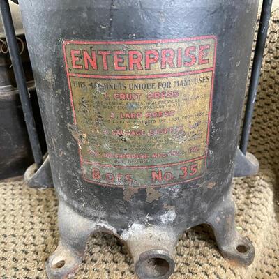 Lot 207 - Antique Press and Bottle Corkers