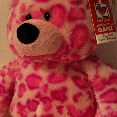 Lot 115: New GANZ Large Spotted Plush Bear 