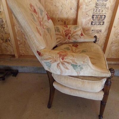 LOT 66  VINTAGE WINGBACK CHAIR