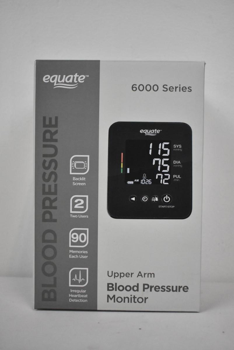 Equate 6000 Series Upper Arm Blood Pressure Monitor