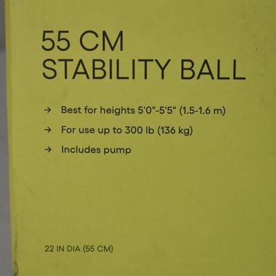 Stability Ball 55cm 22