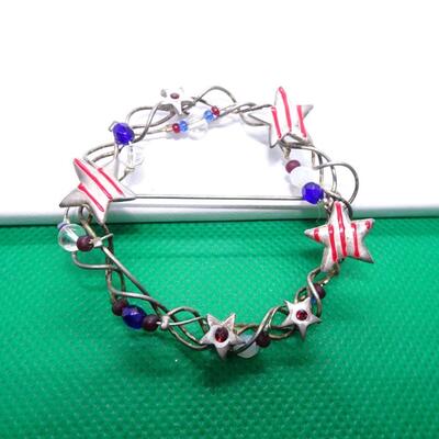 Star & Stripes Wire Pin 