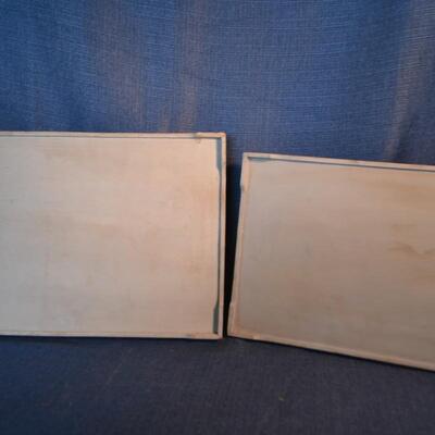 LOT 163 Wood serving trays