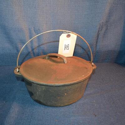 LOT 167 cast-iron pot