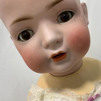 [5] ANTIQUE | 1920s | Bahr & Proschild 678 Bisque Head Doll | 24â€ | Vintage Wig 