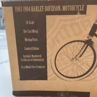 Lot 222 - 1903-1904 Harley- Davidson Replica W/COA 