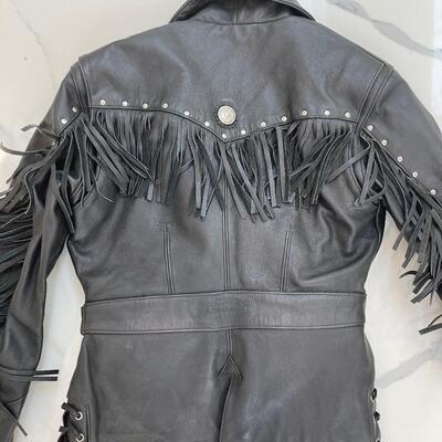 Lot 223 - Authentic Harley-Davidson Womans Jacket, Gloves and Purse