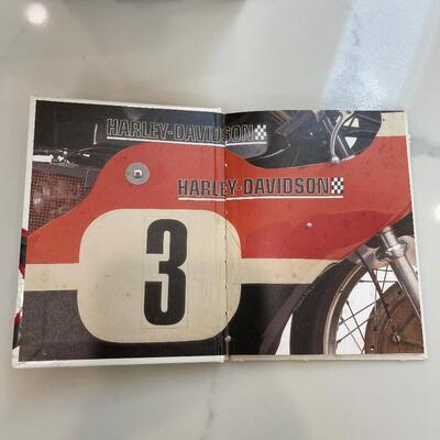 Lot 229 - Harley-Davidson Bird House and Book