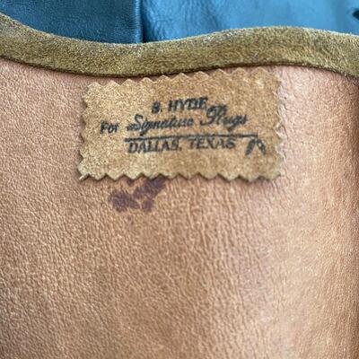 Lot 232 - Genuine Leather Fringe Vest and Pants