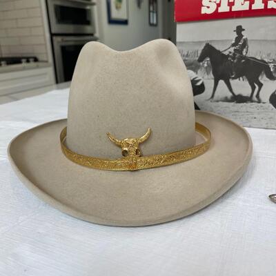 Lot 241 - Stetson Hat and Hat Belt