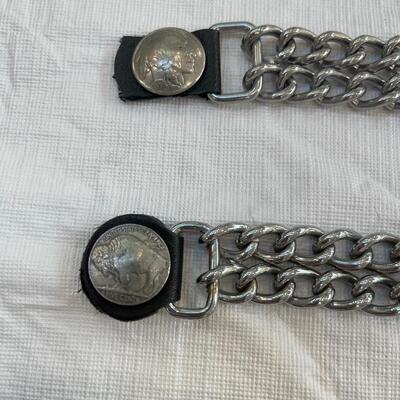 Lot 250 - Leather Straps and Belt Extensions