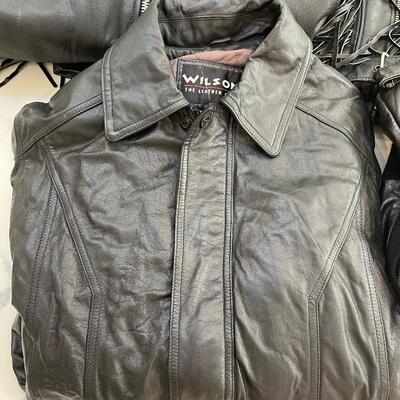 Lot 251 - Leather Coats