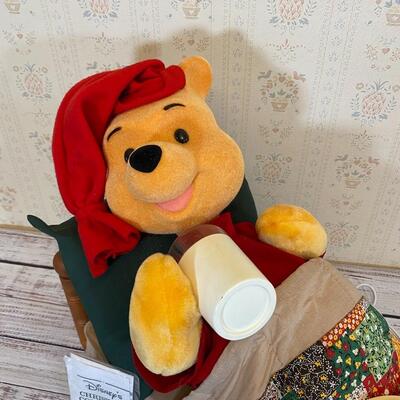 Animatronic Winnie The Pooh Christmas Musical Decor
