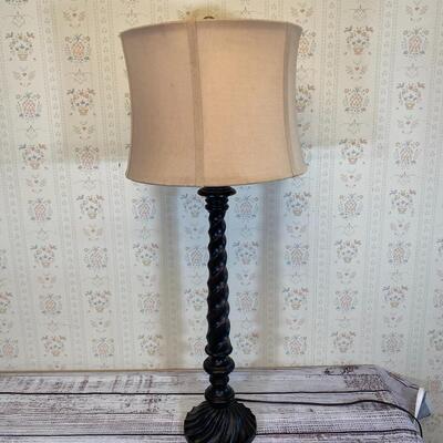 Slender Candlestick Style Table Lamp