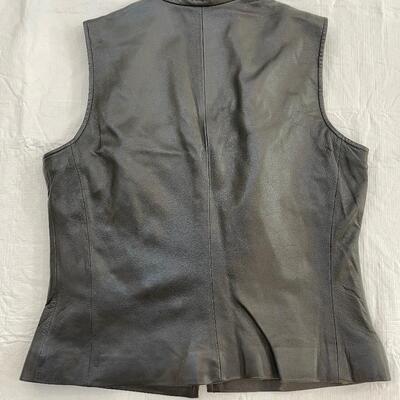 Lot 253 - Leather Vests - One with Harley-Davidson Patch