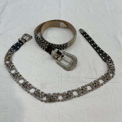 Lot 255 - Beautiful Ladies Leather Belts 