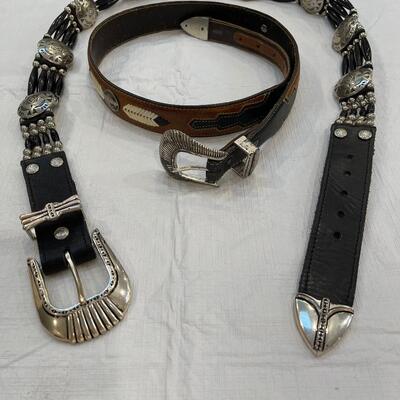 Lot 257 - Leather Belts