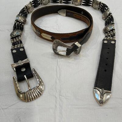 Lot 257 - Leather Belts