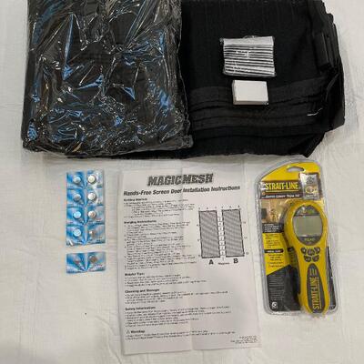 Lot 259 - Magic MeshDoors, Straight Line Laser and a 1.5V Battery Pack
