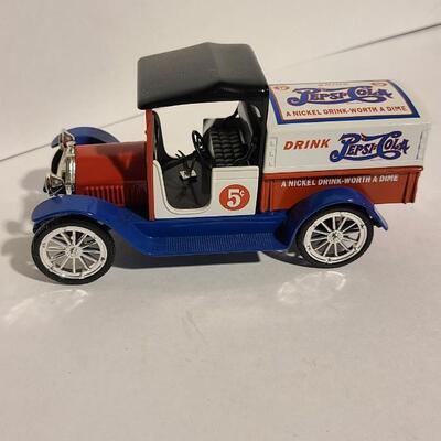 6" L Pepsi Die-cast Coin Bank -Item# 416