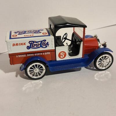 6" L Pepsi Die-cast Coin Bank -Item# 416