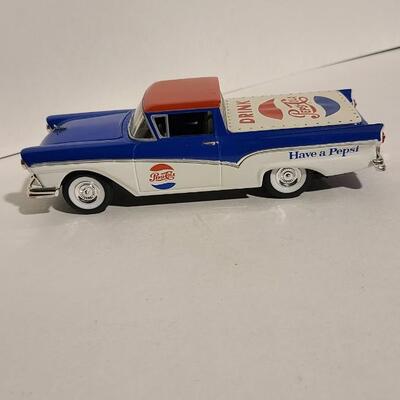 7" L Pepsi Die-cast Coin Bank -Item# 417