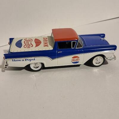 7" L Pepsi Die-cast Coin Bank -Item# 417