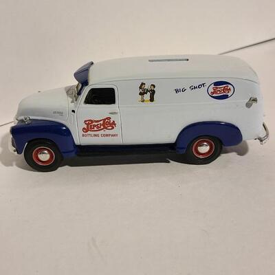 7" L Pepsi Die-cast Coin Bank -Item# 418