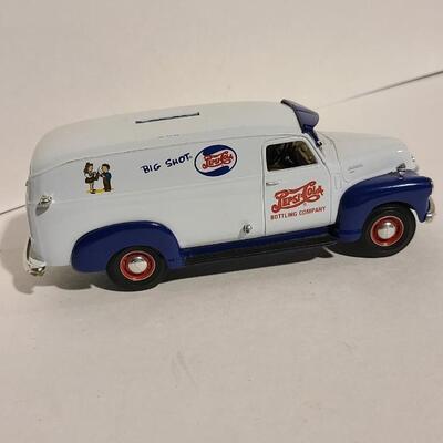 7" L Pepsi Die-cast Coin Bank -Item# 418