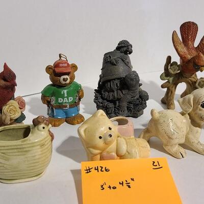 Animal Figurines - 3" to 4 1/2" -Item# 426