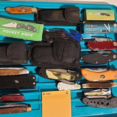 Lot of Assorted Pocket Knives - Item #429