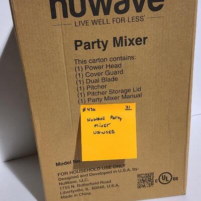 NuWave Party Mixer -Item# 430