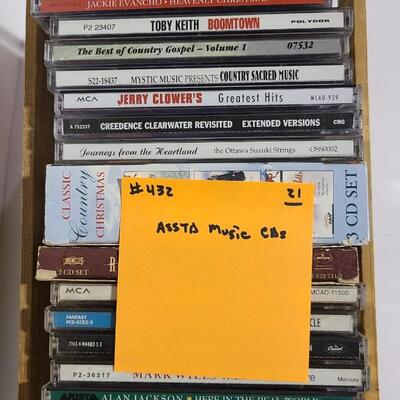 Assorted Music CDs -Item# 432