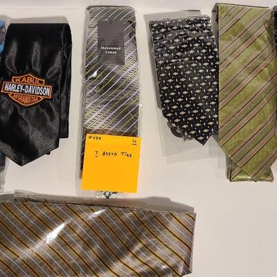 7 Assorted Ties Harley Davidson -Item# 433