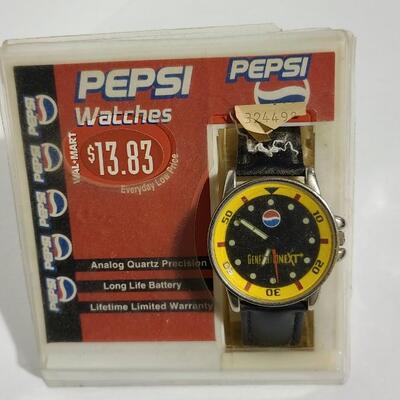 Lot of 5 Soda Themed Watches Pepsi Mtn Dew  -Item #436