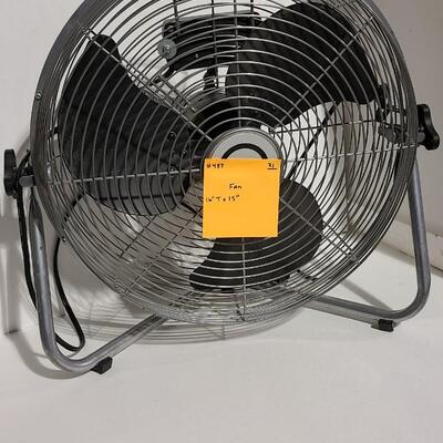 Large Metal Fan -Item# 437