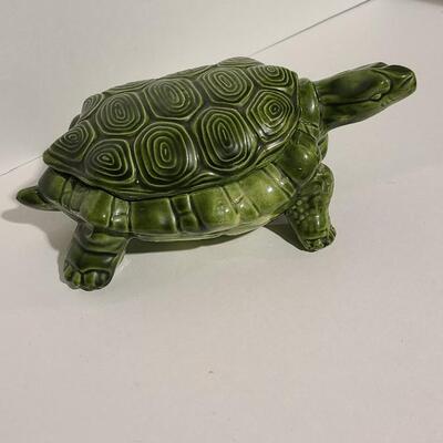 Ceramic Turtle with removable shell -Item #438