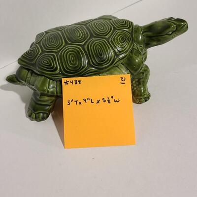 Ceramic Turtle with removable shell -Item #438