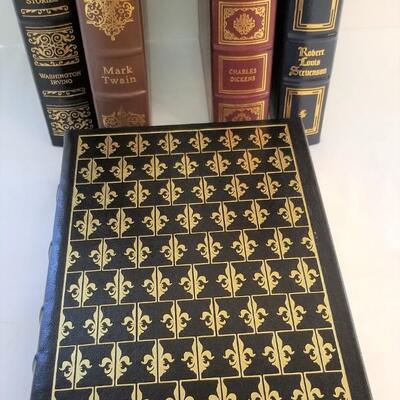 Lot #14  Lot of 5 Leather Bound 