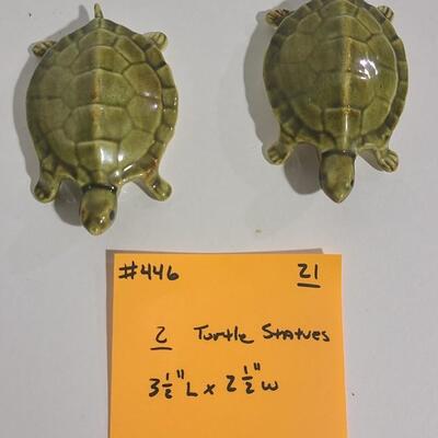 Anatomically Corrected Turtle Statues -Item# 446
