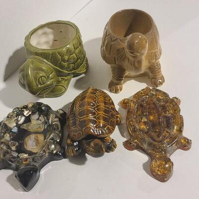 Turtle Planters and Figurines -Item #457