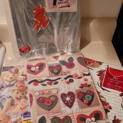 Lot 147: Assorted NEW Sealed Vintage Gift Wrap Paper