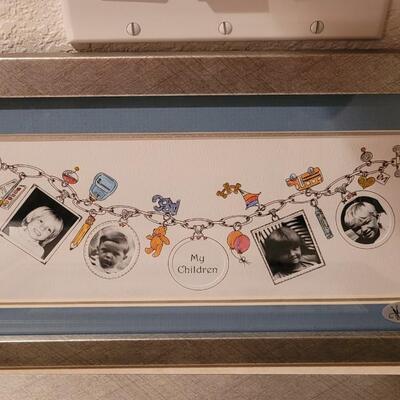 Lot 150: New MY CHILDREN Handpainted Photo Frames x 2 